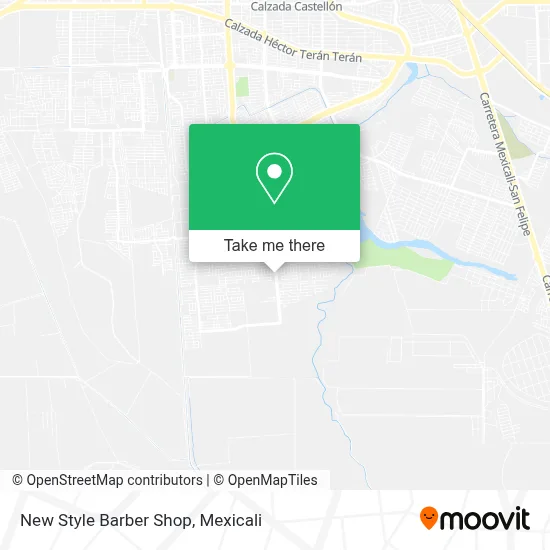 New Style Barber Shop map