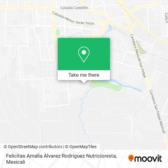 Mapa de Felicitas Amalia Álvarez Rodriguez Nutricionista