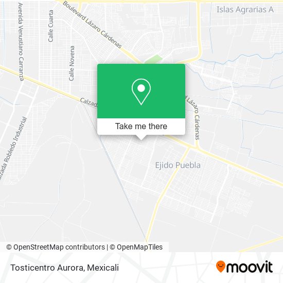 Mapa de Tosticentro Aurora