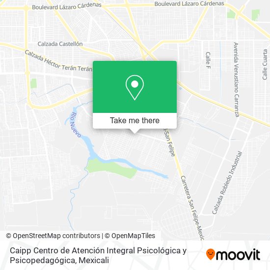 Caipp Centro de Atención Integral Psicológica y Psicopedagógica map