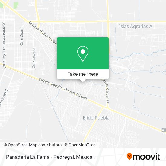 Panadería La Fama - Pedregal map