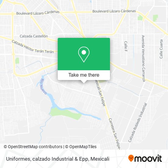 Uniformes, calzado Industrial & Epp map