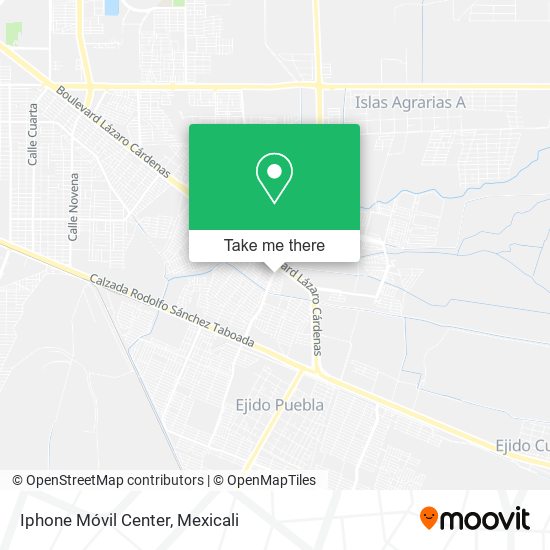 Iphone Móvil Center map