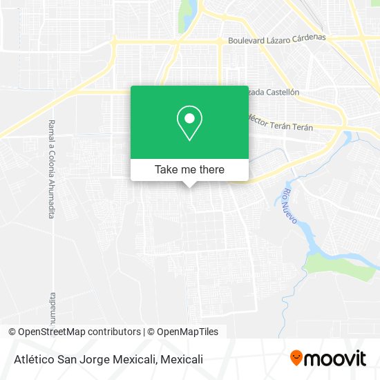 Mapa de Atlético San Jorge Mexicali