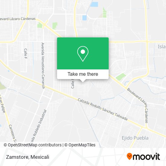 Zamstore map