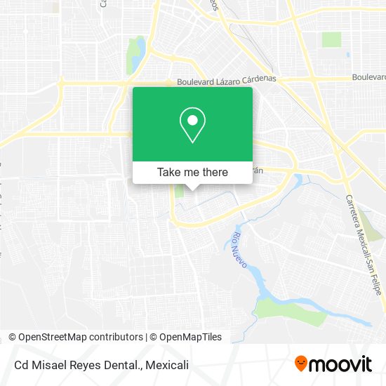 Cd Misael Reyes Dental. map