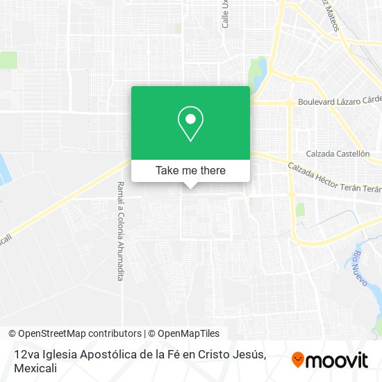 12va Iglesia Apostólica de la Fé en Cristo Jesús map