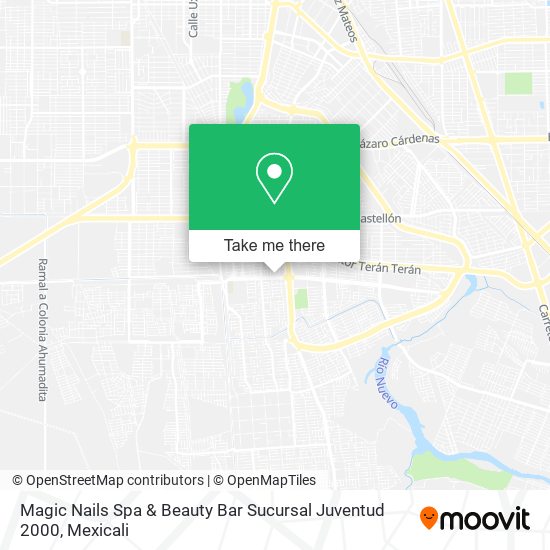 Mapa de Magic Nails Spa & Beauty Bar Sucursal Juventud 2000