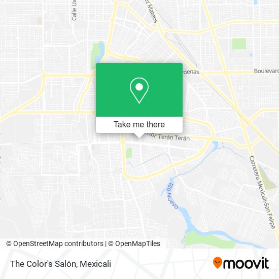 The Color's Salón map