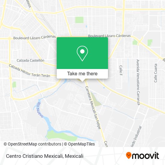 Centro Cristiano Mexicali map