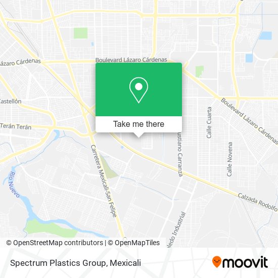 Mapa de Spectrum Plastics Group