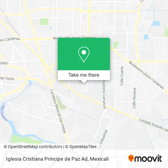 Iglesia Cristiana Príncipe de Paz Ad map