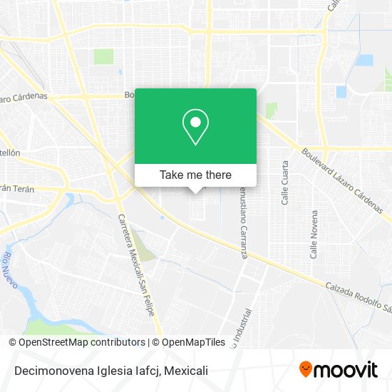 Decimonovena Iglesia Iafcj map