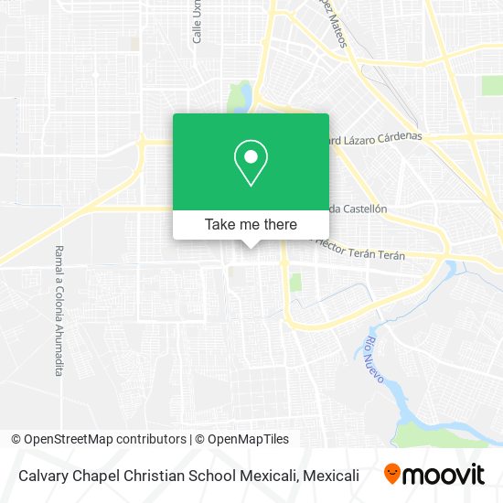 Mapa de Calvary Chapel Christian School Mexicali