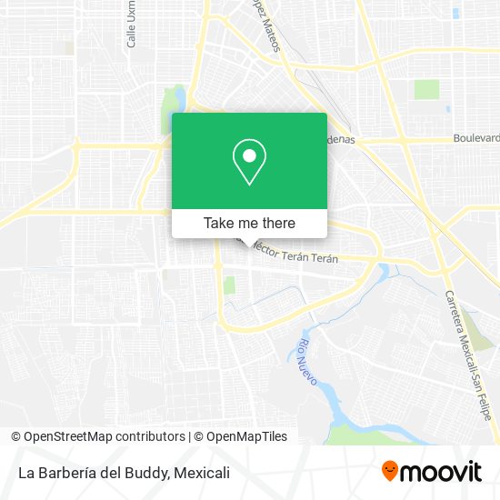 La Barbería del Buddy map
