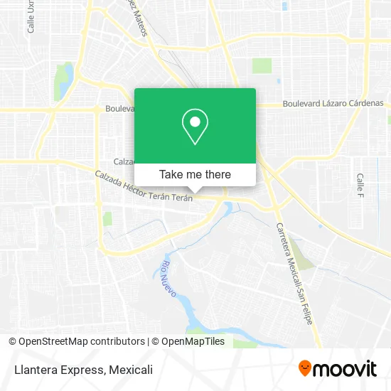 Llantera Express map