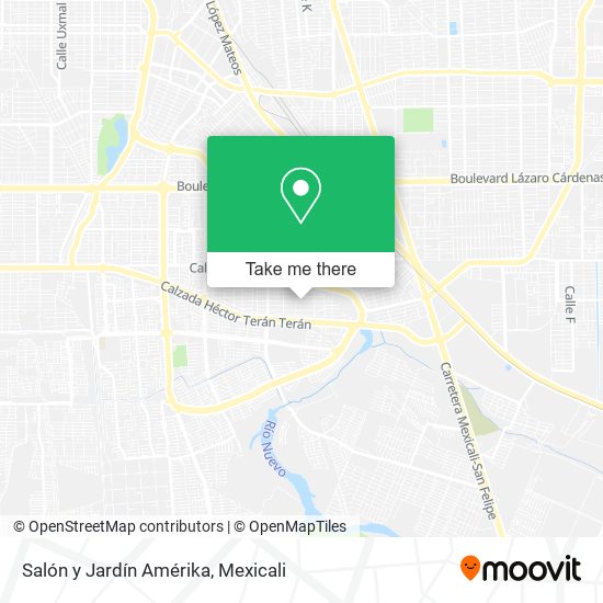 Salón y Jardín Amérika map