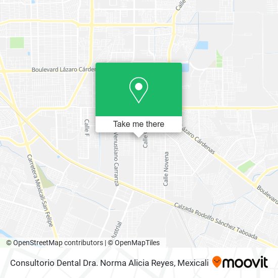 Consultorio Dental Dra. Norma Alicia Reyes map