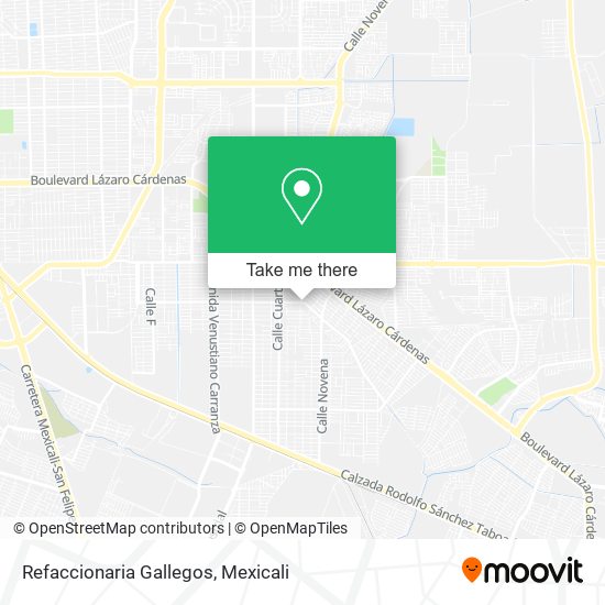 Refaccionaria Gallegos map