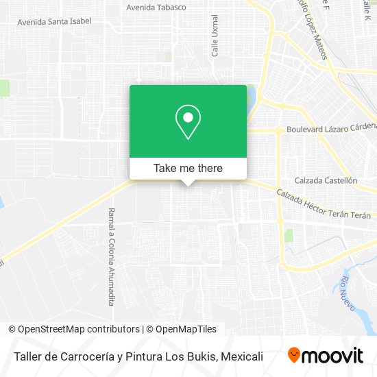 Taller de Carrocería y Pintura Los Bukis map