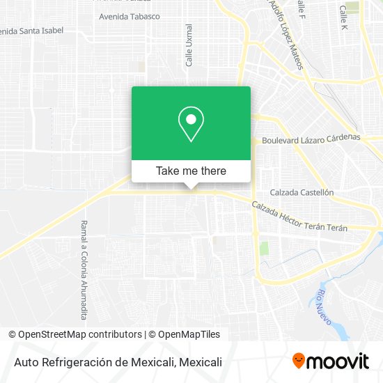 Auto Refrigeración de Mexicali map