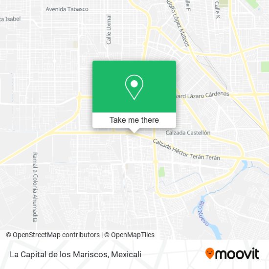 La Capital de los Mariscos map