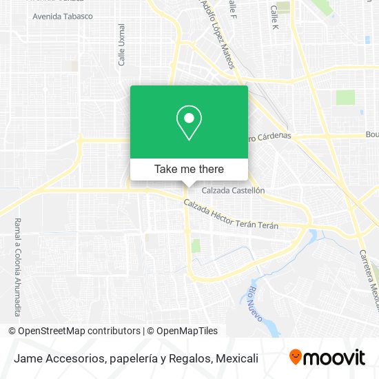 Mapa de Jame Accesorios, papelería y Regalos