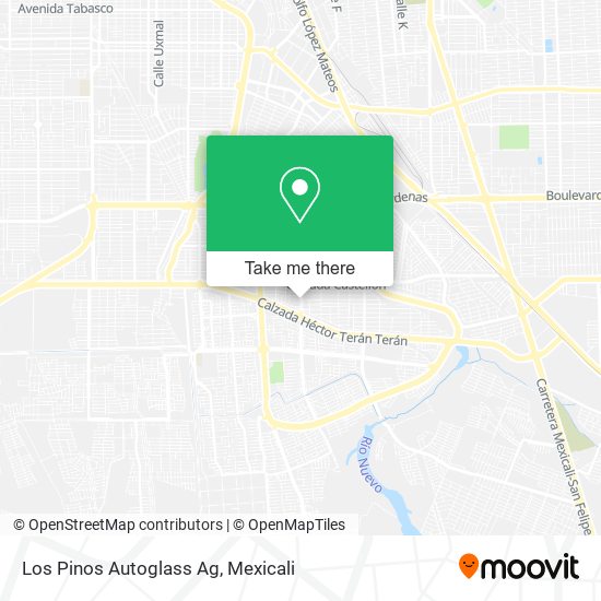 Los Pinos Autoglass Ag map