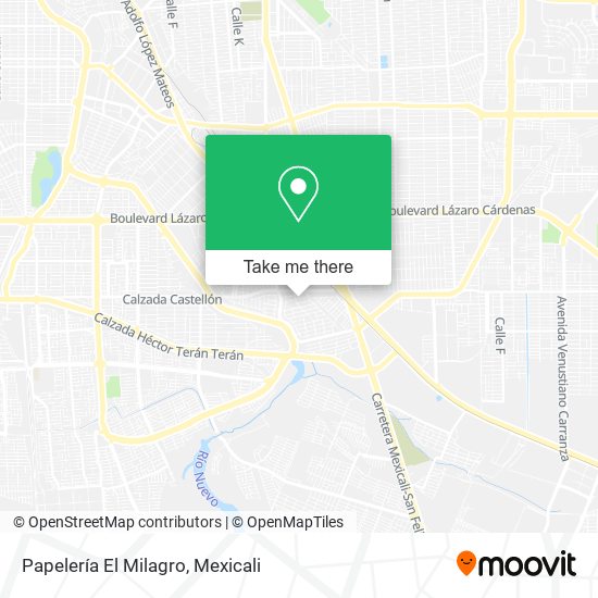 Mapa de Papelería El Milagro