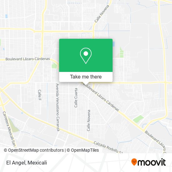 Mapa de El Angel