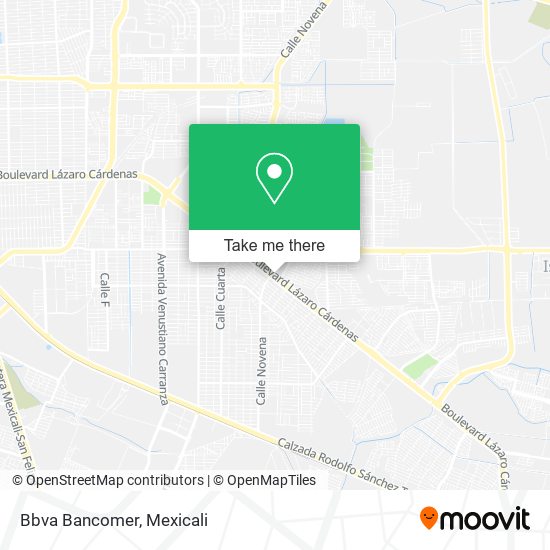 Bbva Bancomer map