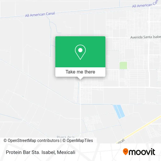 Protein Bar Sta. Isabel map
