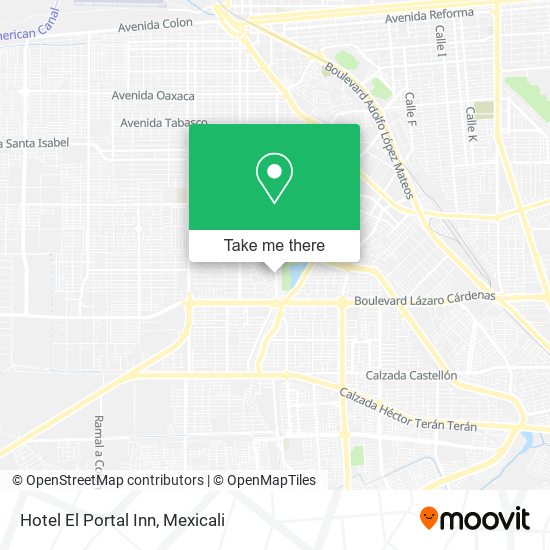 Mapa de Hotel El Portal Inn
