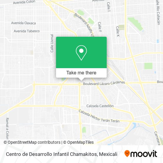 Mapa de Centro de Desarrollo Infantil Chamakitos