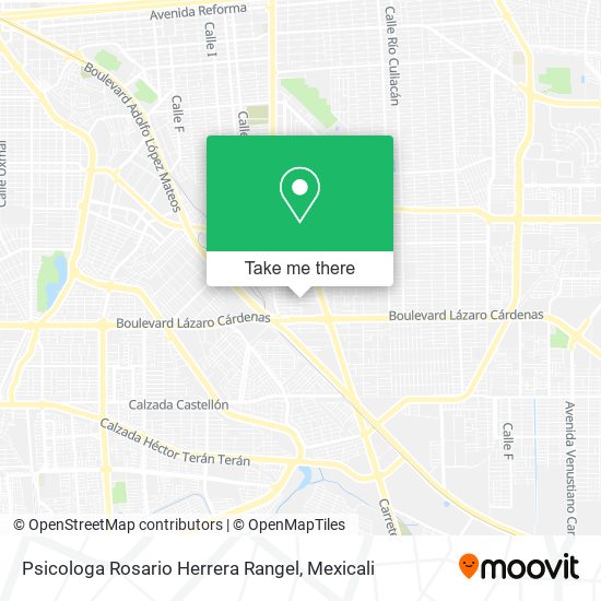 Psicologa Rosario Herrera Rangel map