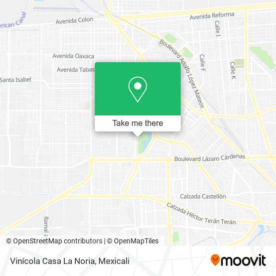Mapa de Vinícola Casa La Noria