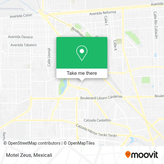 Motel Zeus map