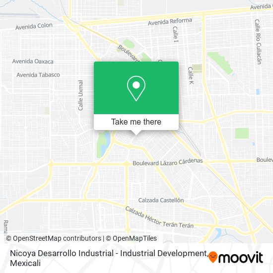 Nicoya Desarrollo Industrial - Industrial Development map
