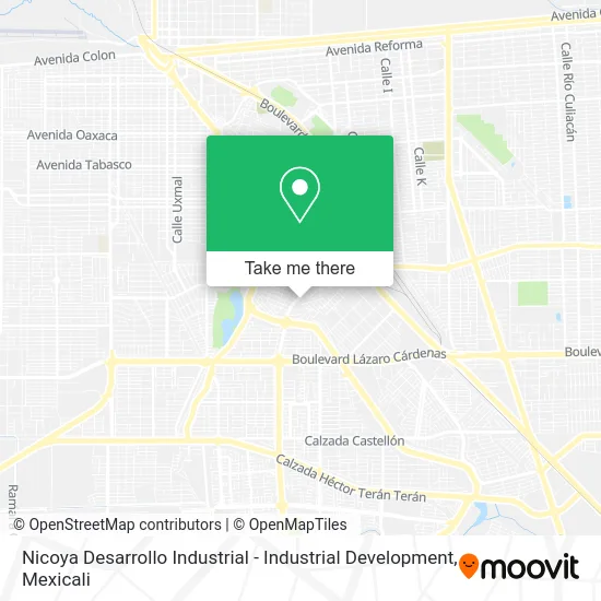 Nicoya Desarrollo Industrial - Industrial Development map