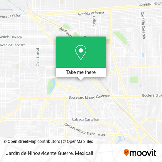 Jardín de Ninosvicente Guerre map