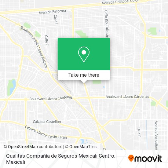 Quálitas Compañía de Seguros Mexicali Centro map