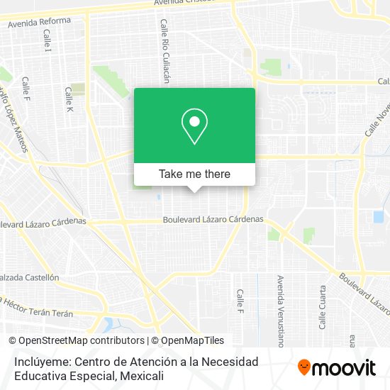 Inclúyeme: Centro de Atención a la Necesidad Educativa Especial map