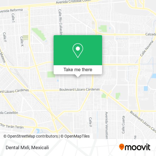 Mapa de Dental Mxli