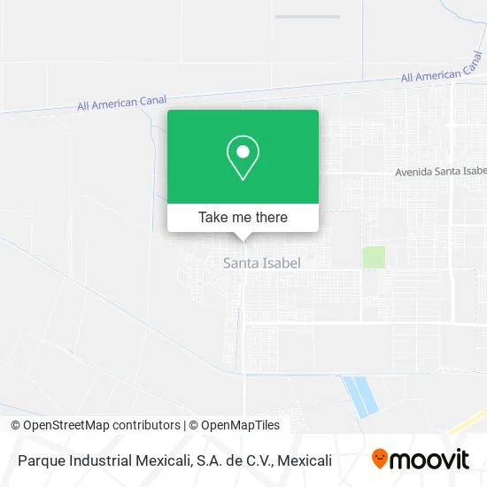Mapa de Parque Industrial Mexicali, S.A. de C.V.
