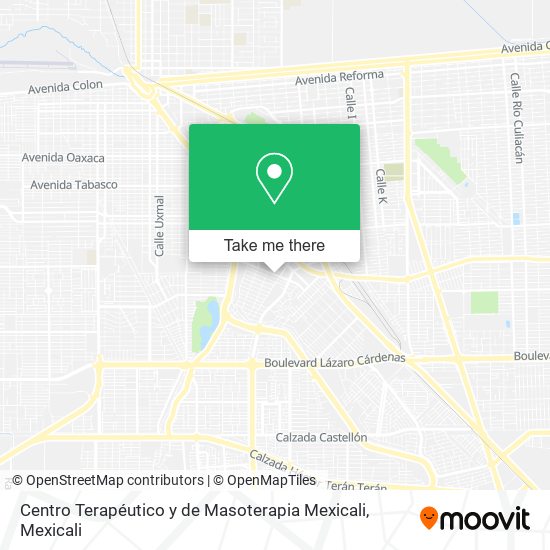Centro Terapéutico y de Masoterapia Mexicali map