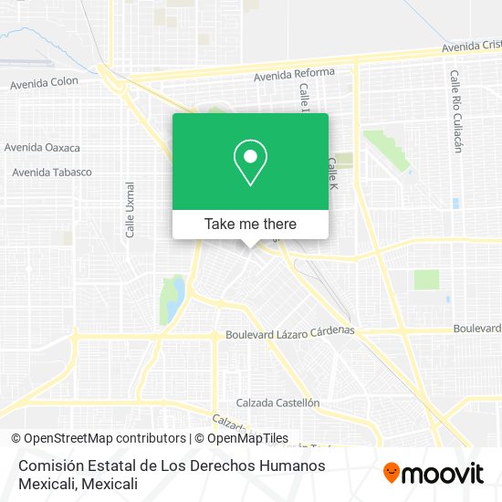 Comisión Estatal de Los Derechos Humanos Mexicali map