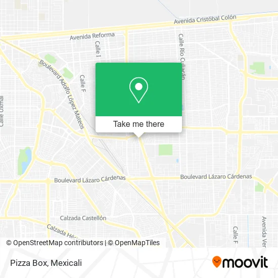 Mapa de Pizza Box