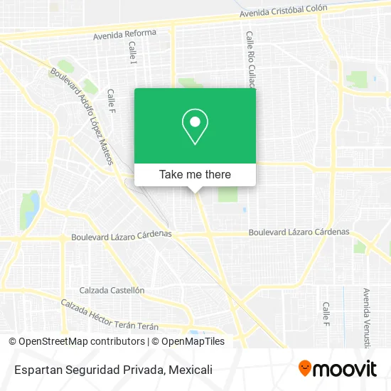 Mapa de Espartan Seguridad Privada