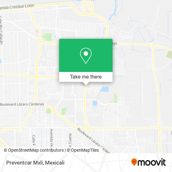 Preventcar Mxli map