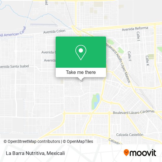 La Barra Nutritiva map